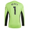 Dječji - Dres + Kratke Hlače Manchester United De Gea 1 Domaći Golmanski 23/24 Dugi rukav